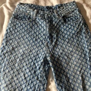 Jaded London wide leg ripped jeans